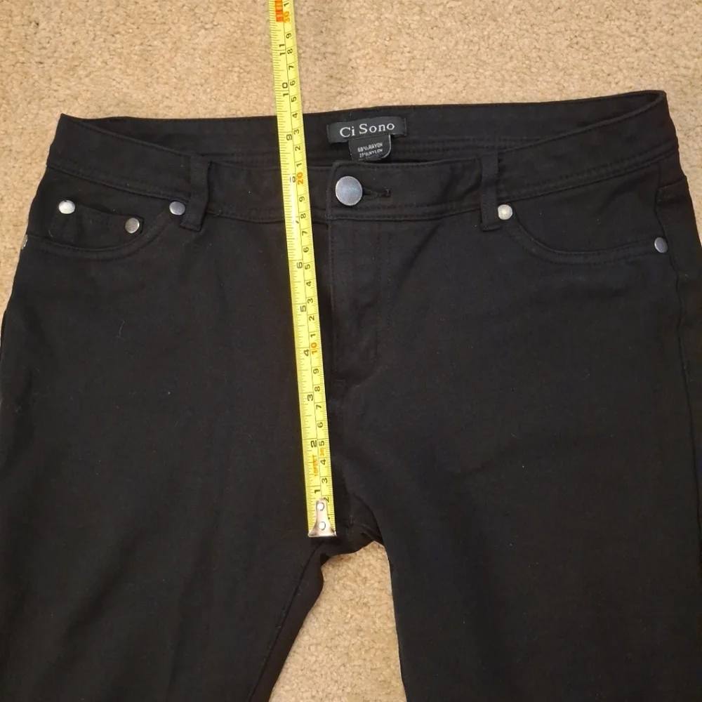 CI SONO BLACK DRESSY ANKLE PANTS - Picture 7 of 11